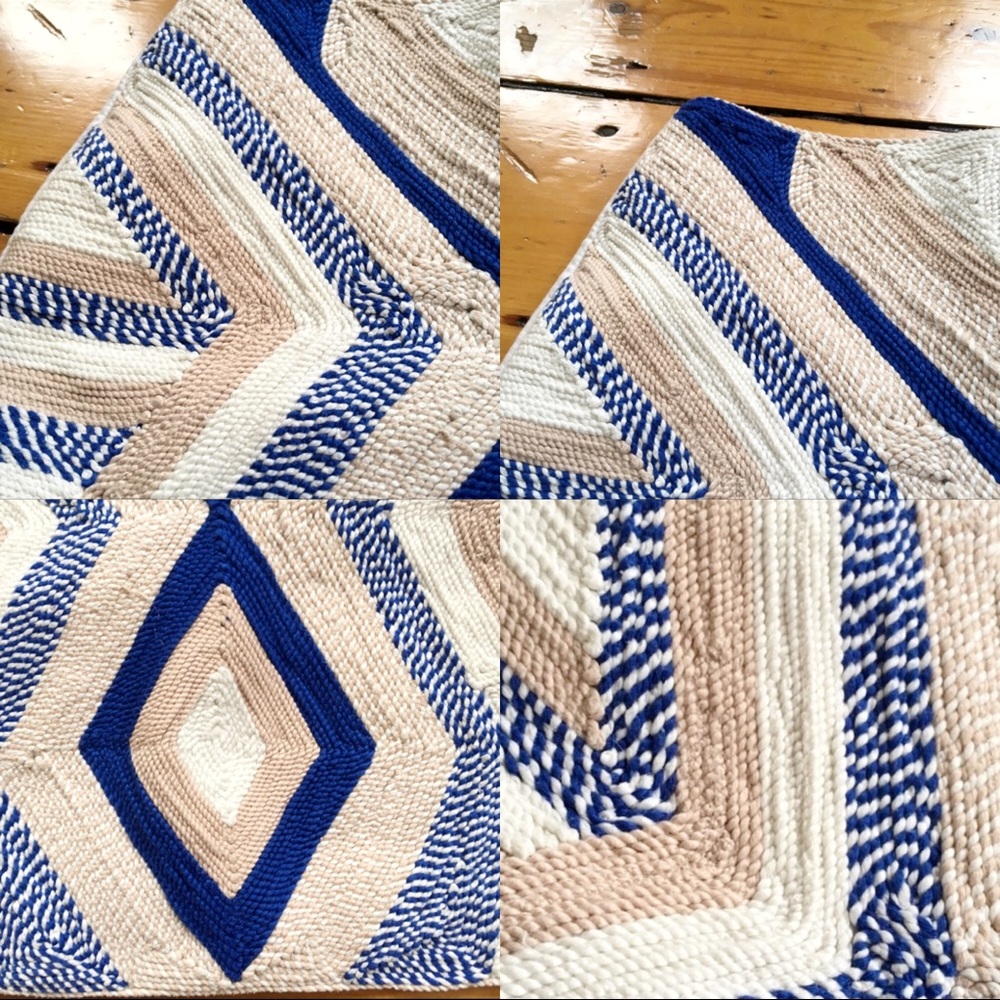 H&M Embroidered geometric colorblock mini skirt S - Picture 8 of 8